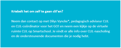 Kriebelt Het Om Zelf Te Gaan Clil'en 4