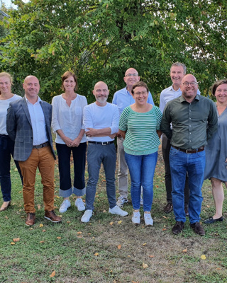 Foto Met Directeurs Van Scholengemeenschap AKOR