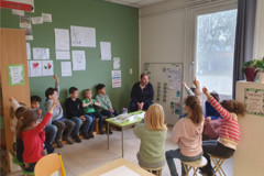 Kinderen In Een Klas Rh