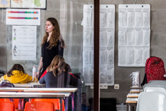 Leerkracht Voor Klas