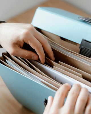 Map Met A4 Documenten Rh