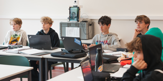 Leerlingen In Klas Rh