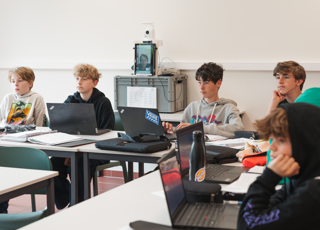 Leerlingen In Klas Rh