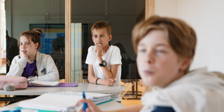 Leerlingen In Klas Rh