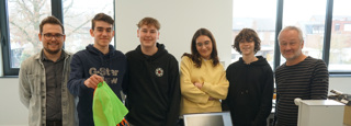 Team GO! Atheneum Beveren Winnaar Cansat Wedstrijd 2025