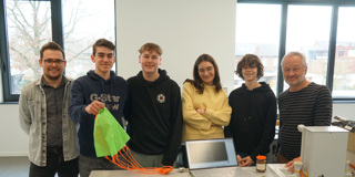 Team GO! Atheneum Beveren Winnaar Cansat Wedstrijd 2025