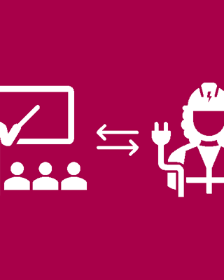 Pictogram Wisselwerking School Bedrijfsleven Rh