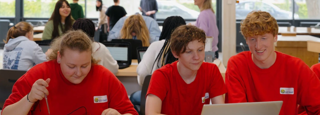 Drie Leerlingen STEM Rh