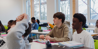 Leerlingen In Klas Rh